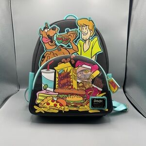 Loungefly Black and Teal Scooby-Doo Backpack